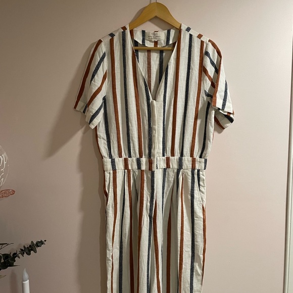 Trovata Birds of Paradis Bella Stripe Crop Jumpsuit - Picture 5 of 9